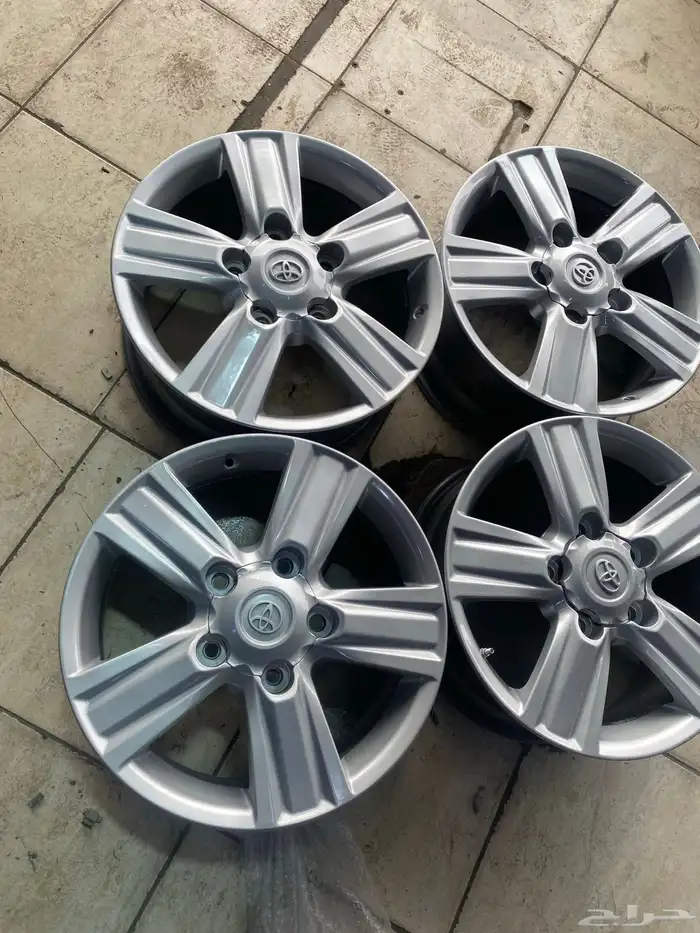 طقم جنوط جيب لندكروزر 2014 مقاس 18 كوبي ون 0