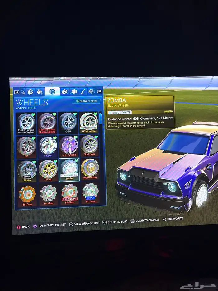 حساب روكيت ليق في قراند  حساب فورت 9