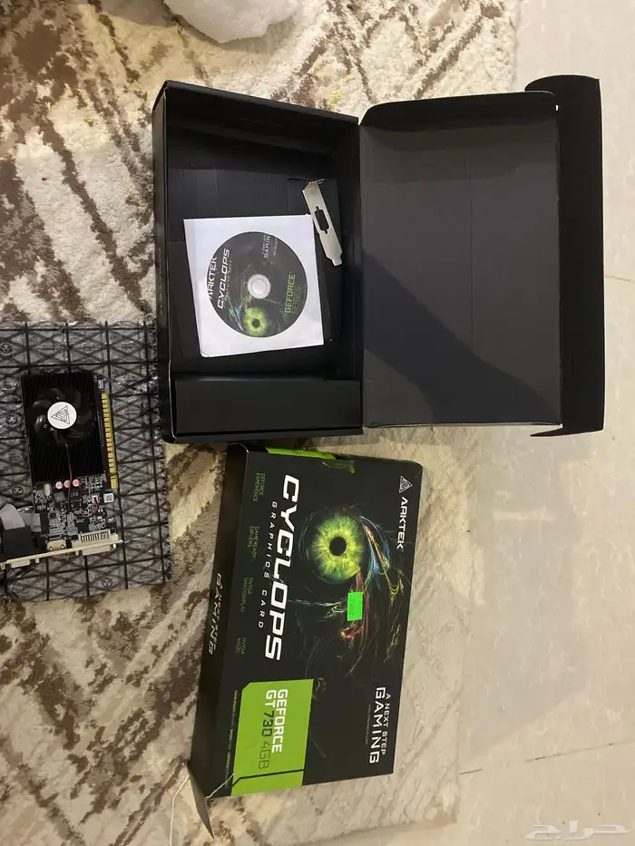 كرت شاشه GT730 4GB dd3 كرت مستمعل و نضيفف جدا و بكراتينه 1