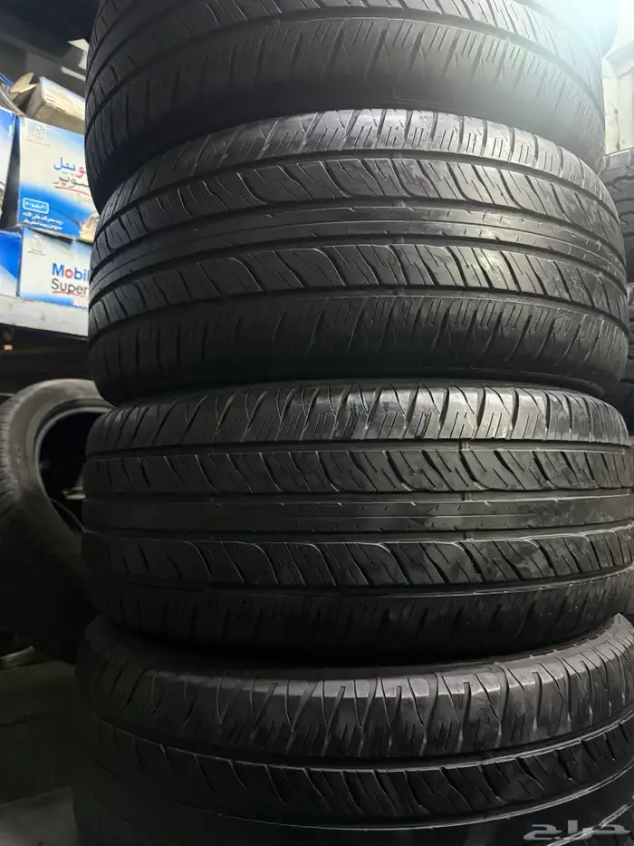 4طقم كفرات مستخدم نضيف دنلوب ياباني مقاس 285 50 20 5