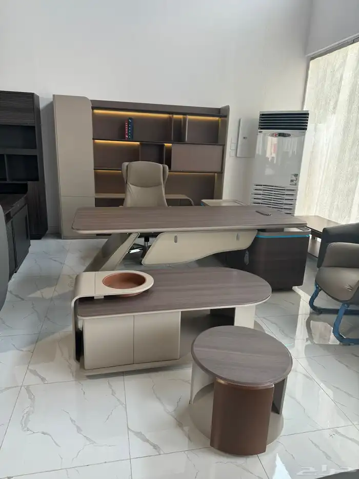 modern office furniture جديد مكتب طقم مودرن فخم كلاسك 0