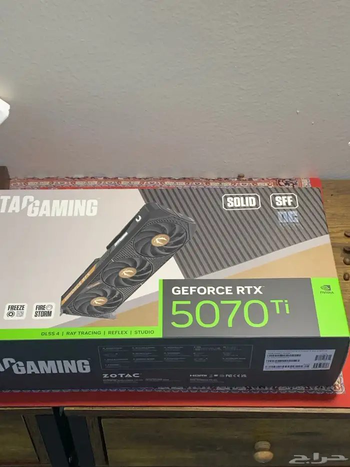 كرت شاشة RTX 5070 ti جديد 0
