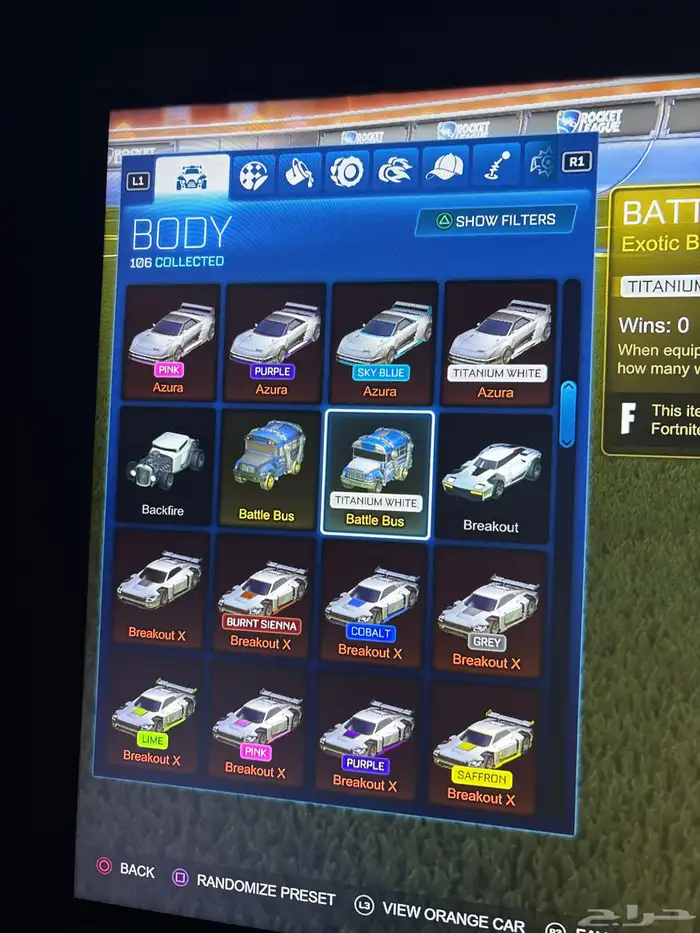 حساب روكيت ليق في قراند  حساب فورت 1