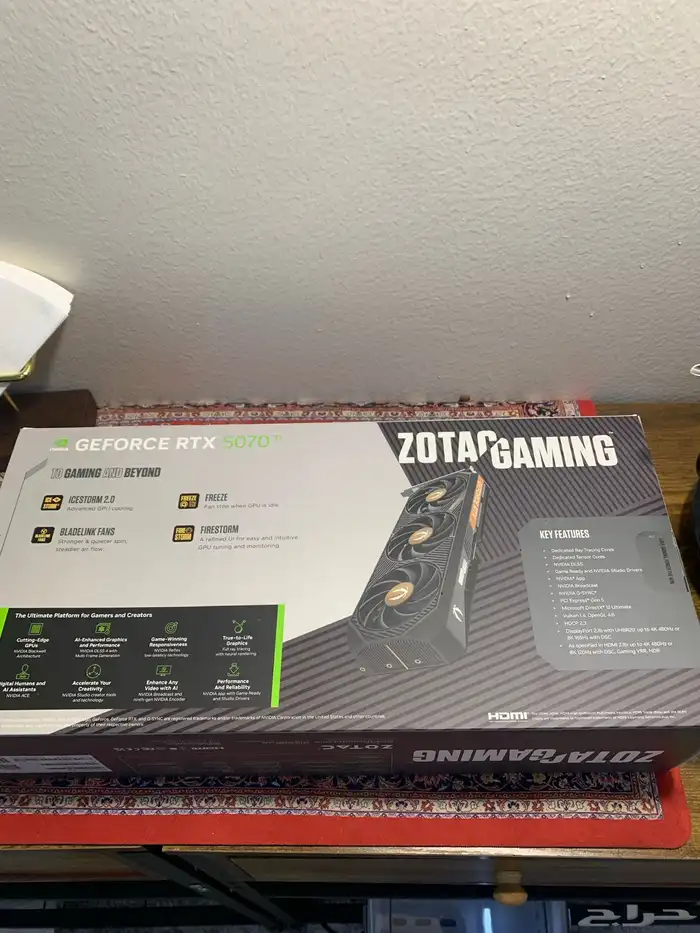 كرت شاشة RTX 5070 ti جديد 1