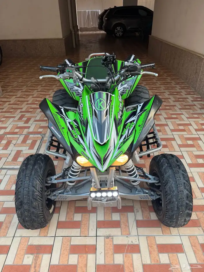 kawasaki 450r 2008 بانشي بحالة الوكالة على الشرط 7