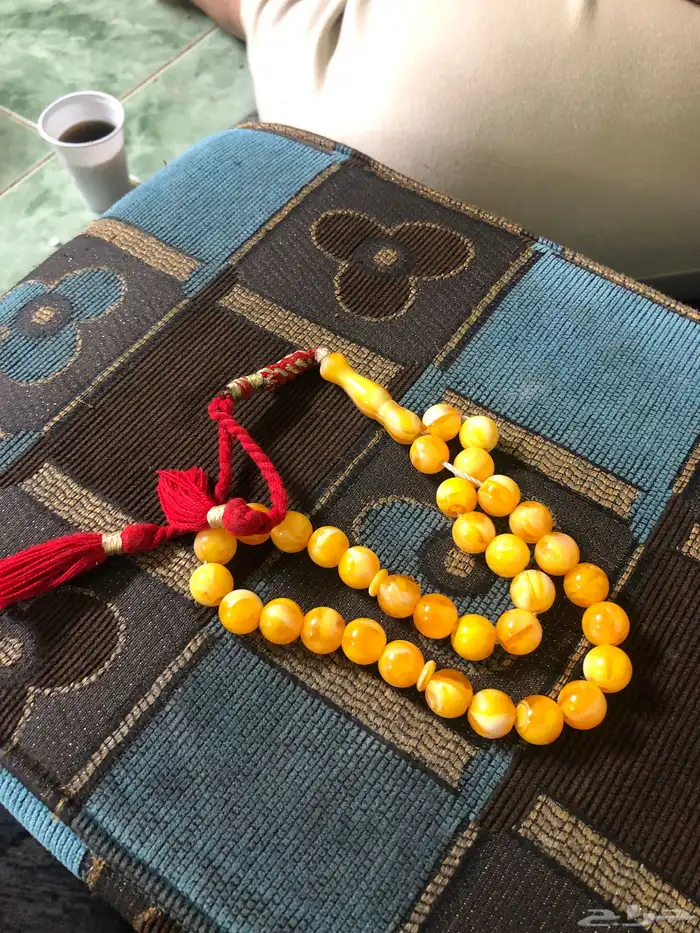 سبحه كهرمان طبيعي 0