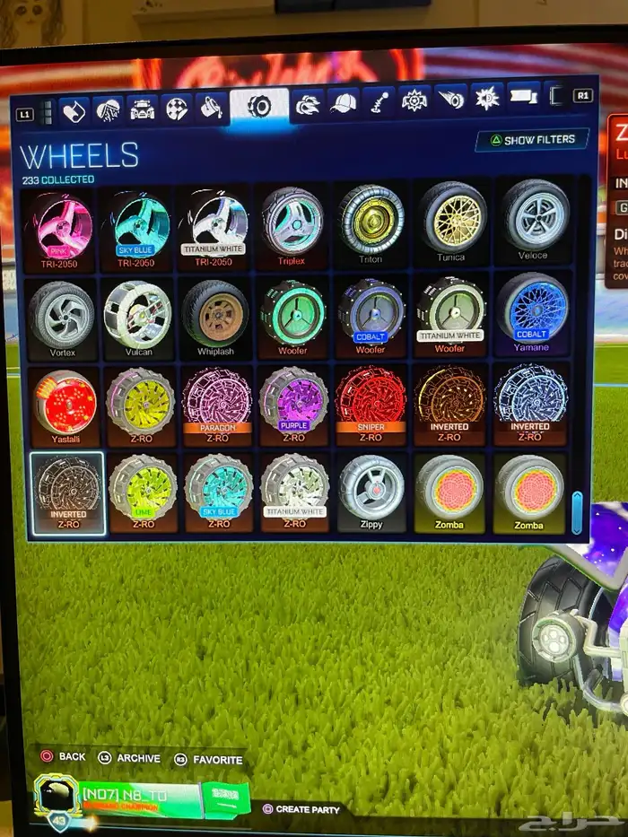 حساب للبيع سوني فيه أشياء نادرة في روكت و فورت 5