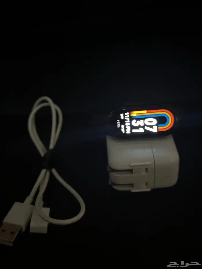 سوار Xiaomi Smart Band 8   غرافيت اسود   شبه جديدة 4