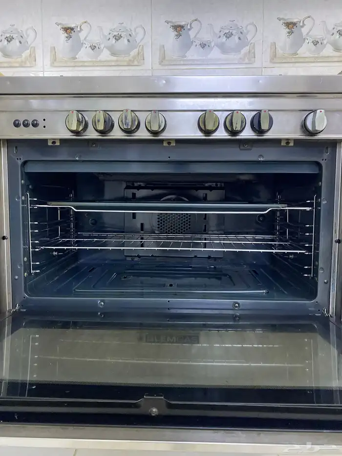 فرن جليم غاز 90 60 شعله مروحه لمبه 1