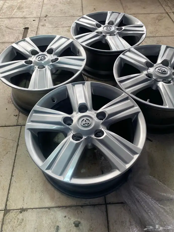 طقم جنوط جيب لندكروزر 2014 مقاس 18 كوبي ون 4