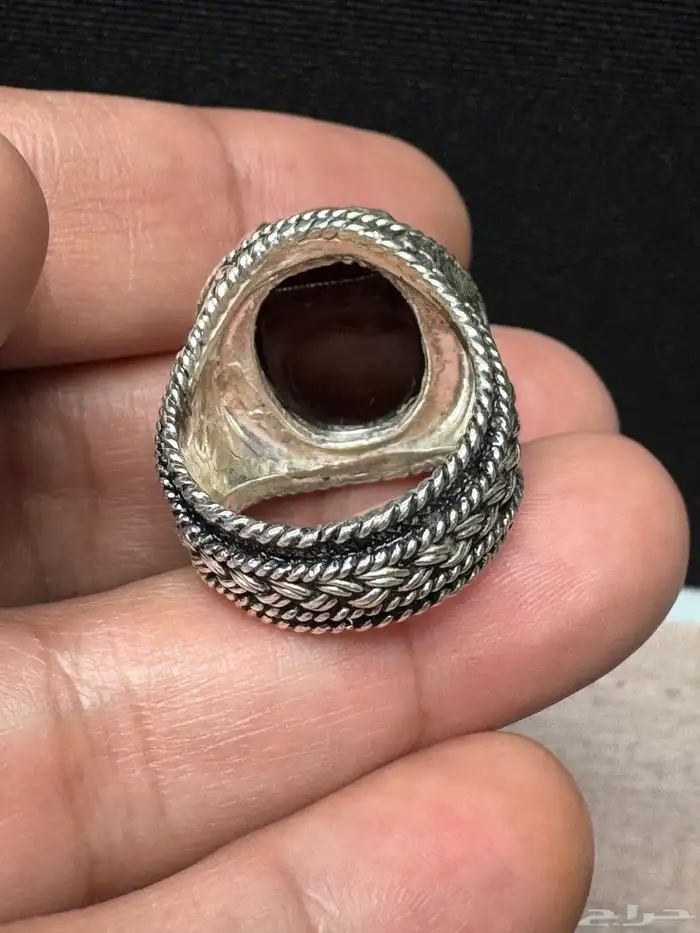 خاتم عقيق يماني كرز الكرز قبة صياغة الوليف 980 23