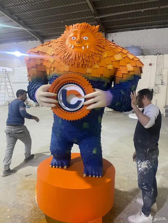 مجسمات فوم نحت للمعارض و الكوش و المؤتمرات 2