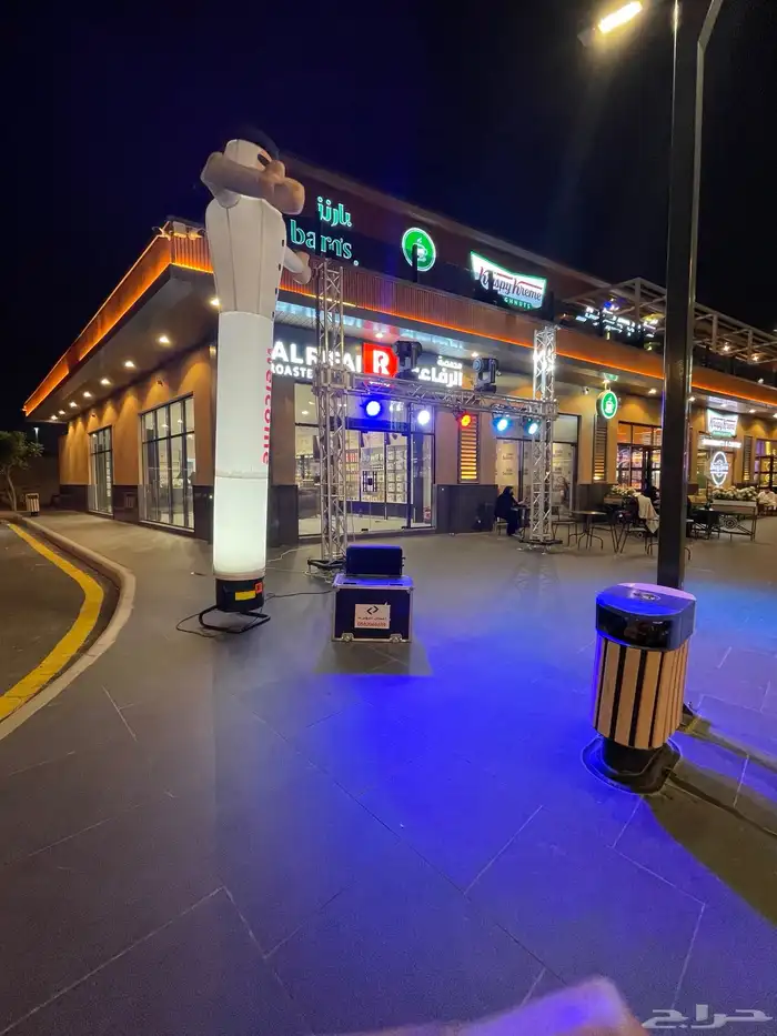 ليازر افتتاح بالونات مهرج سيتي كلر كشافات محلات 9