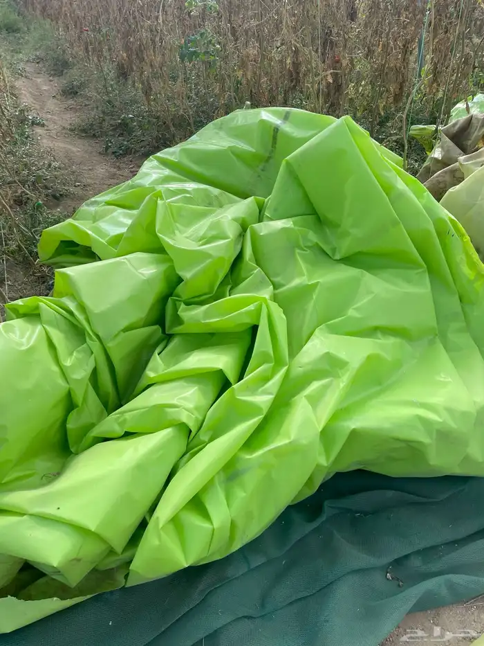 بلاستيك بيوت محميه موجود في احد رفيده للبيع بسعر مناسب جدا 0