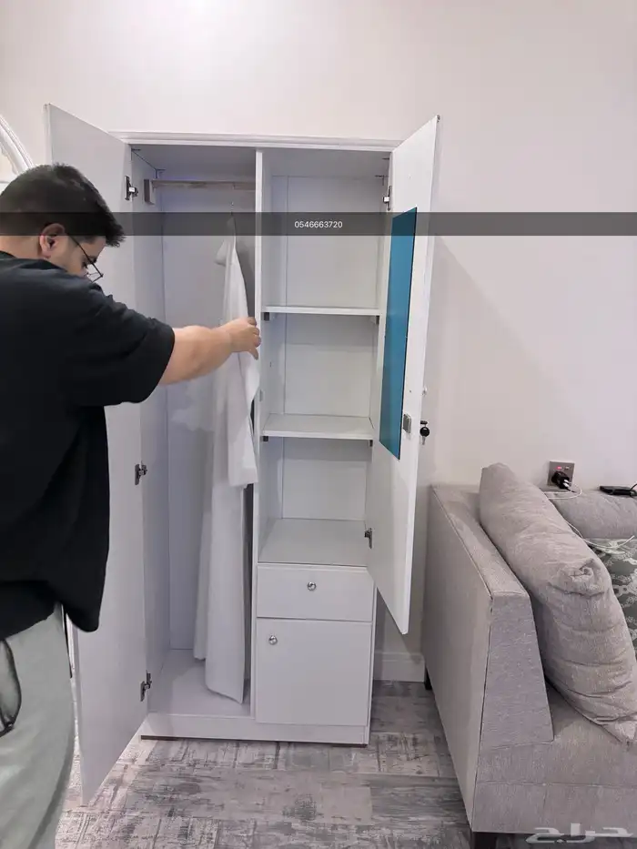 دولاب ملابس خشب توصيل مجانا 15