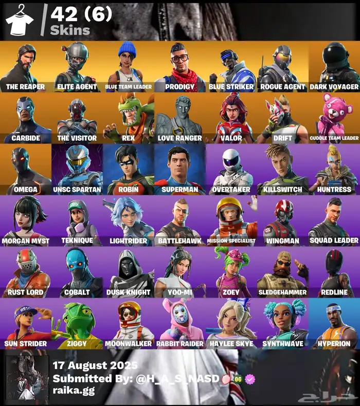 حساب فورت نايت سيزون 3 البرفسور للبيع 1