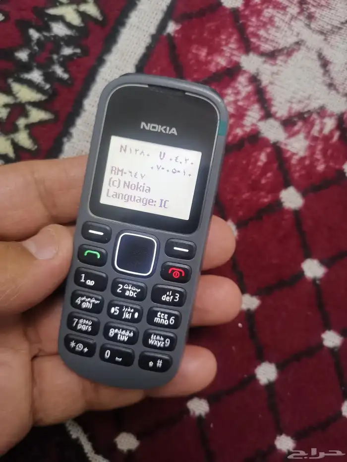نوكيا 1280 هندي أصلي بحاله فوق الممتازه 3