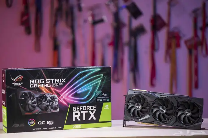 كرت شاشة rtx 2080ti مع مثبت للكرت 0