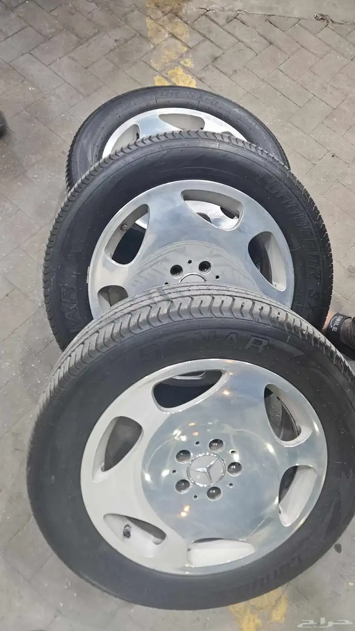 طقم جنوط مرسيدس فياقرا مقاس 17 5