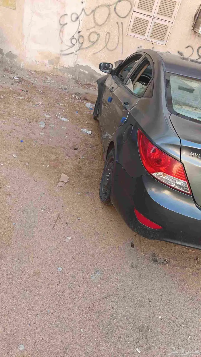 سياره هواندي اكسنت 2013 تماتيك حصلت فيها حدث المكينه سليمه م 3