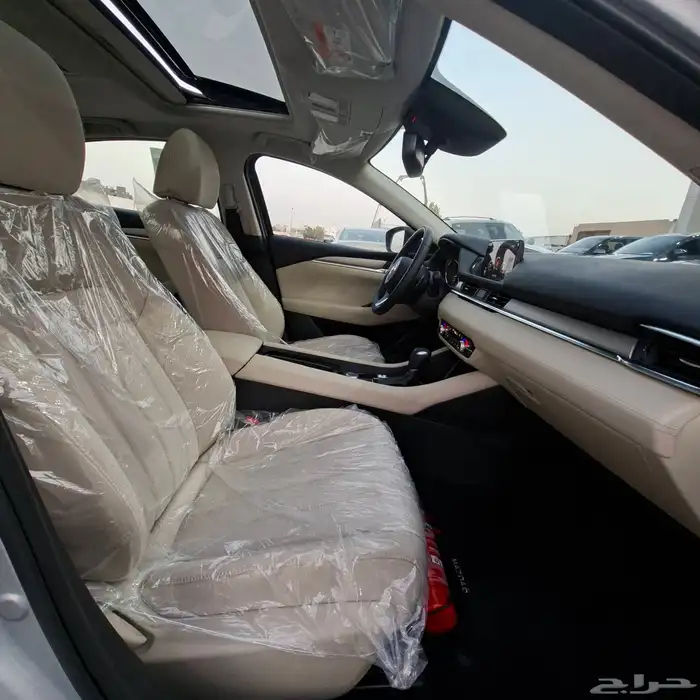 مازدا 6موديل 2024 نص فل فتحه خليجي السعر 108الف شامل الضريبة 15