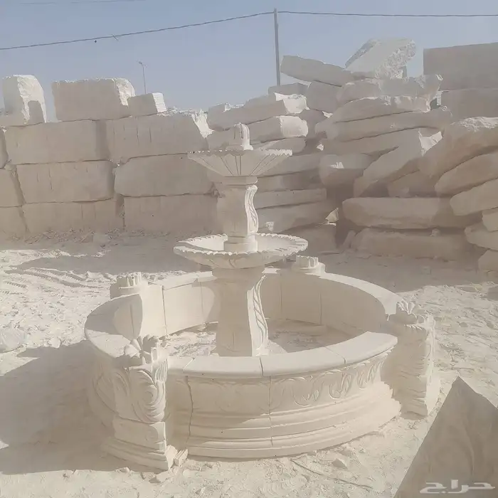 نافوره حجر طبيعي نوافير جميع الاشكال 0