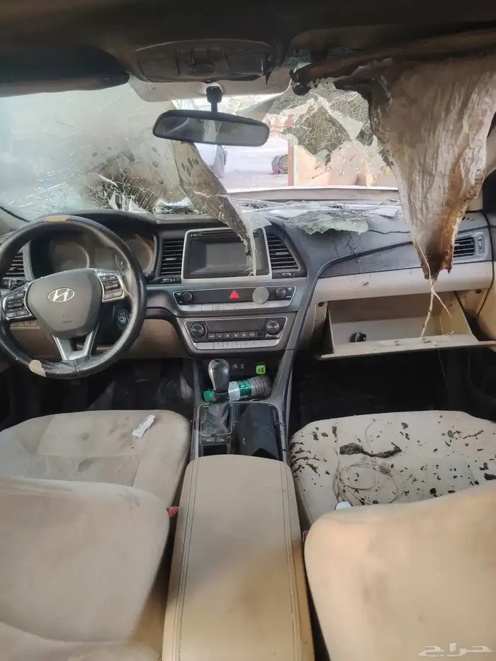 هونداي سوناتا 2018 قير توماتيك تشليح قطع غيار فقط 1