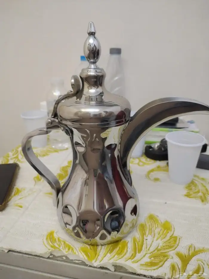 دلة العساف حايل كوري اصغر الطقم مبصمة نظيفة جدا السعر 200 ري 0