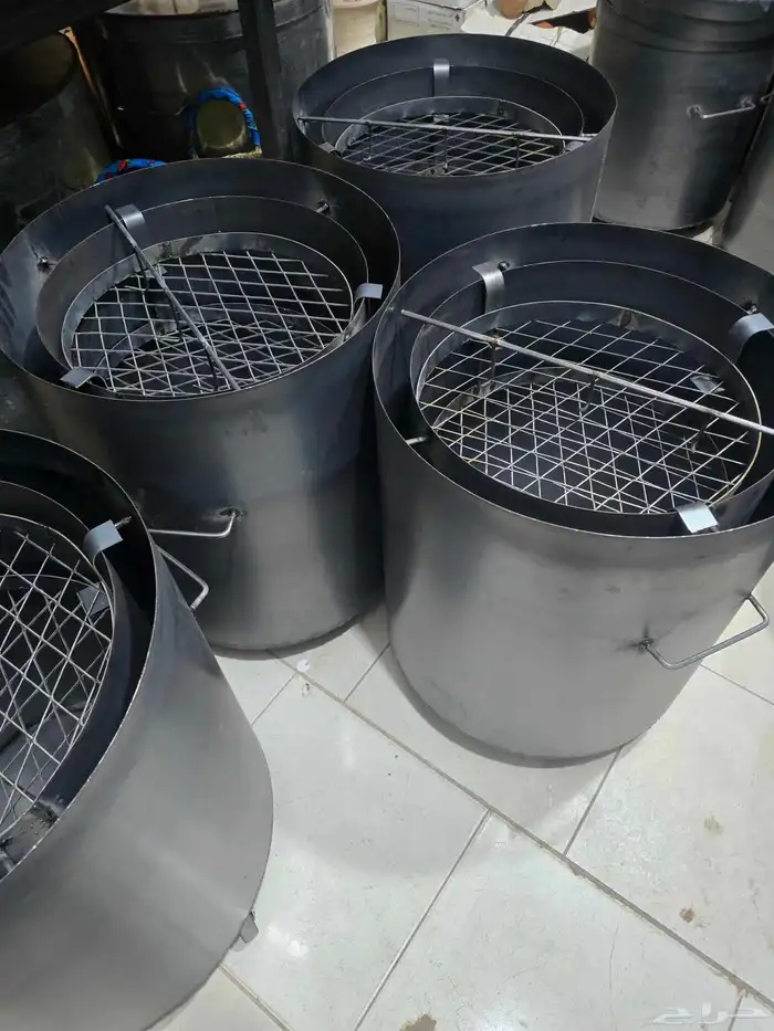 برميل مندي حديد مجلفن تعبيت الرمل جميع الاشكال والمقاسات 0