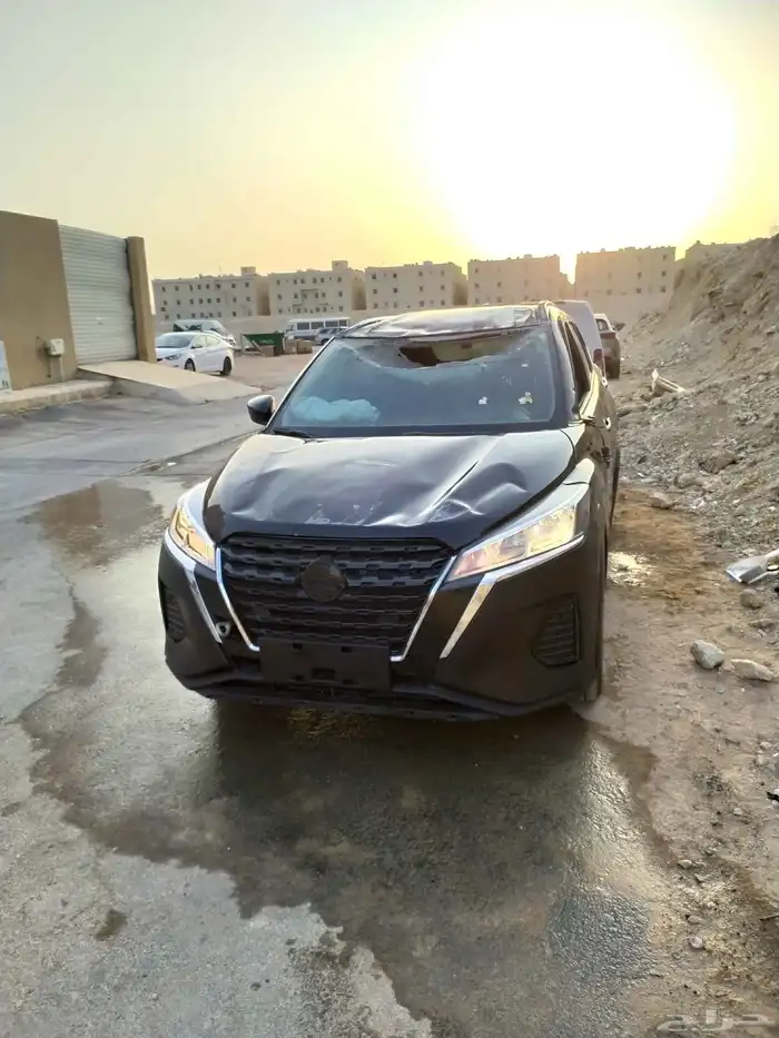 نيسان كيكس 2024 مصدومة 3