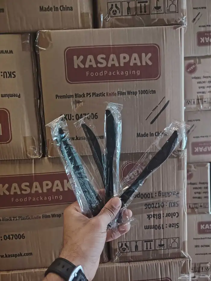 ملاعق وشوك بلاستيكيه مغلفه اسعار مميزه وعروض للكميات الكبيره 3