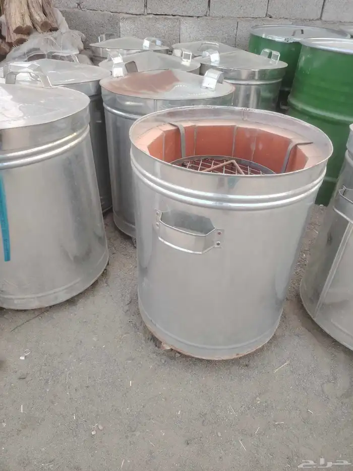 فحم وحطب وبراميل مندي فخاريات 2