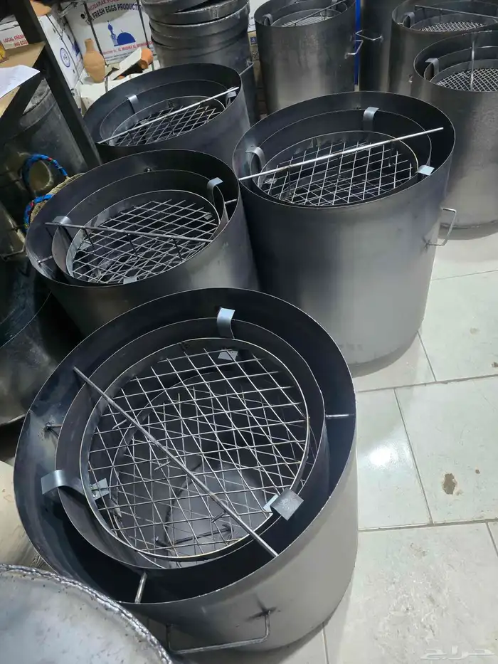 برميل مندي حديد مجلفن تعبيت الرمل جميع الاشكال والمقاسات 3