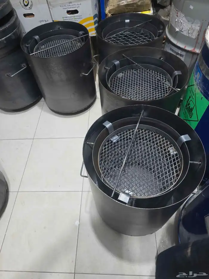 برميل مندي حديد مجلفن تعبيت الرمل جميع الاشكال والمقاسات 5