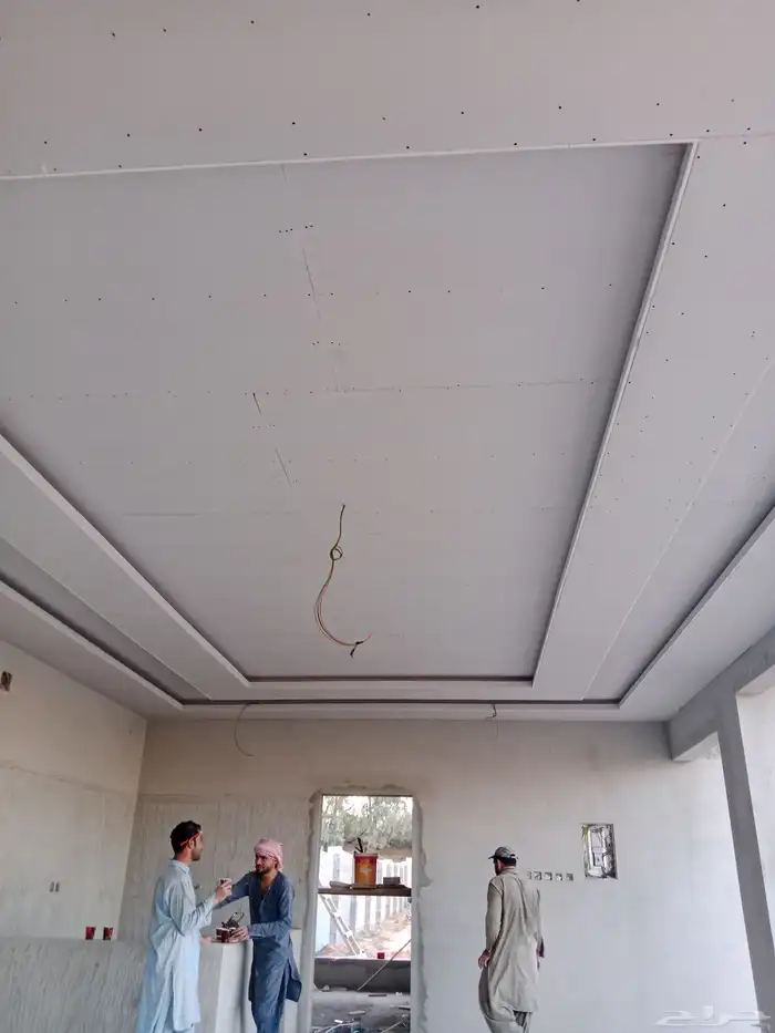 عمل جبس بورد سيمنت بورد سقف مستعار فاصل جبس بورد شيبورد 0