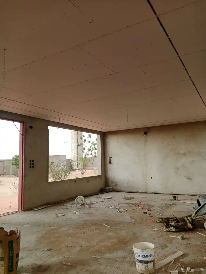 عمل جبس بورد سيمنت بورد سقف مستعار فاصل جبس بورد شيبورد 17