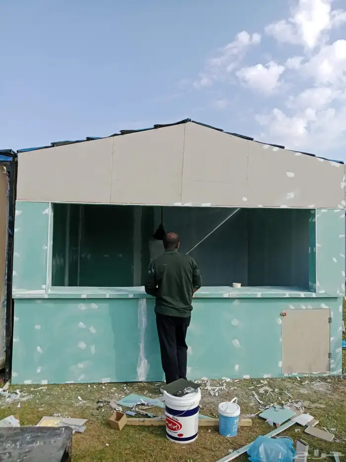 عمل جبس بورد سيمنت بورد سقف مستعار فاصل جبس بورد شيبورد 4