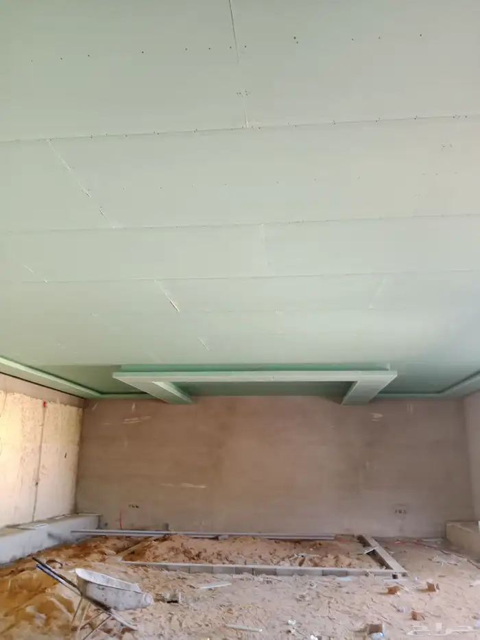 عمل جبس بورد سيمنت بورد سقف مستعار فاصل جبس بورد شيبورد 5