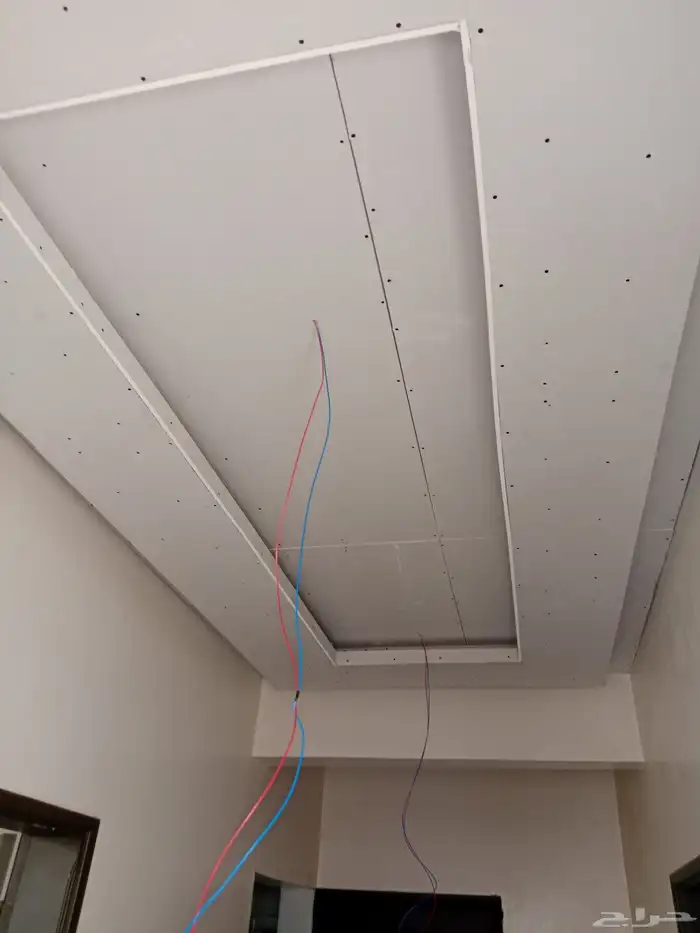 عمل جبس بورد سيمنت بورد سقف مستعار فاصل جبس بورد شيبورد 13