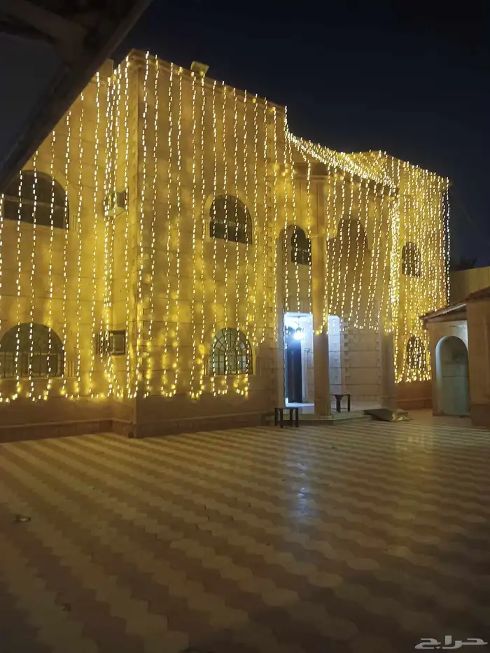 زينه نخل زينه كافيهات عقود اضاءه عقود لمبات 1