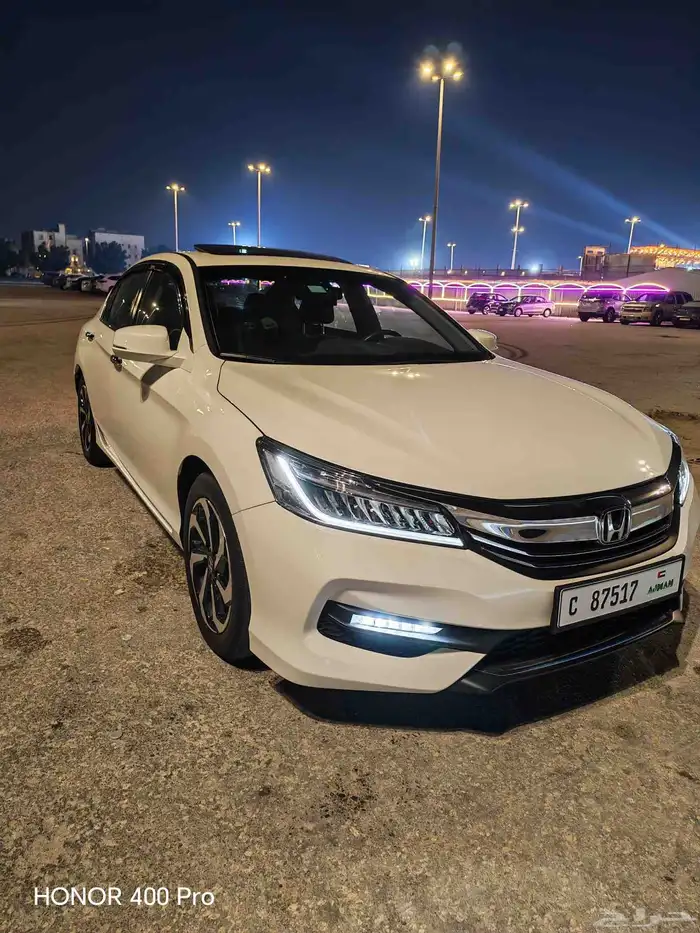 للبيع هوندا اكورد 2017 وارد كوريا ممشى 66 الف فل مكينه 2400 6