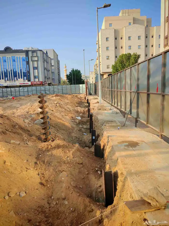 حفر خوازيق  مقاولات  تدعيم 1