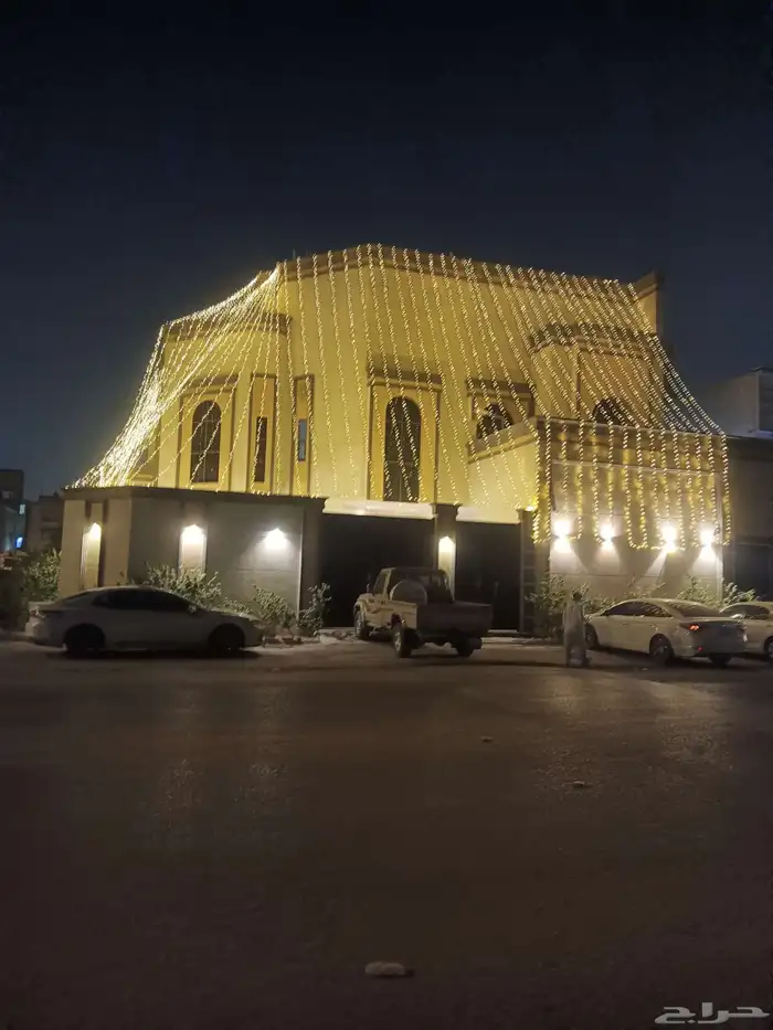 زينه نخل زينه كافيهات عقود اضاءه عقود لمبات 2