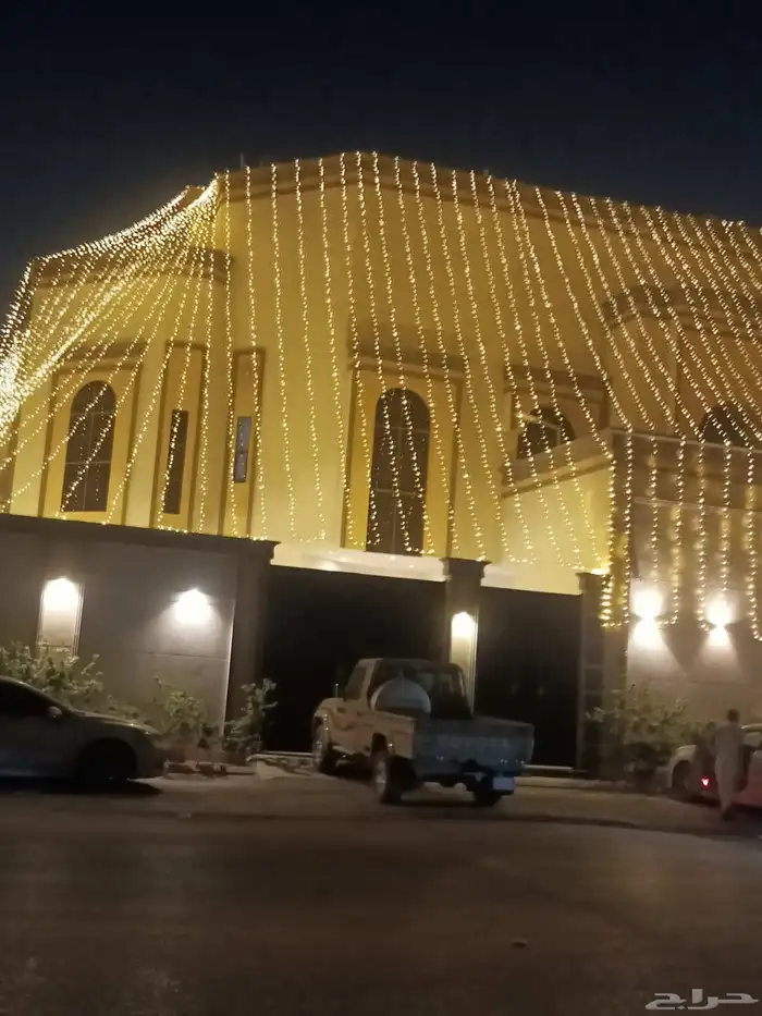 زينه نخل زينه كافيهات عقود اضاءه عقود لمبات 3