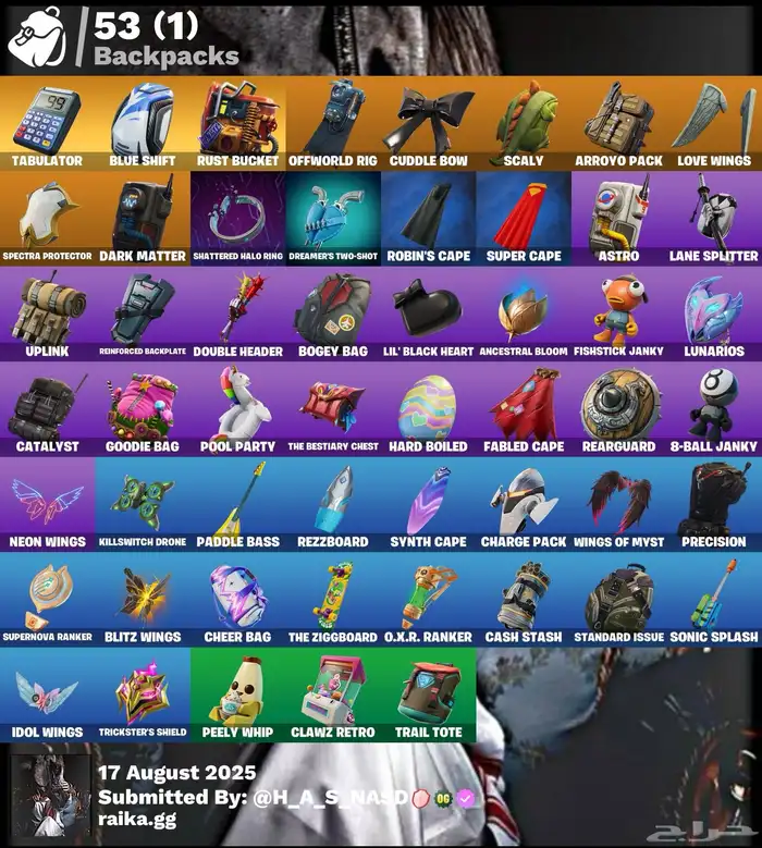 حساب فورت نايت سيزون 3 البرفسور للبيع 2