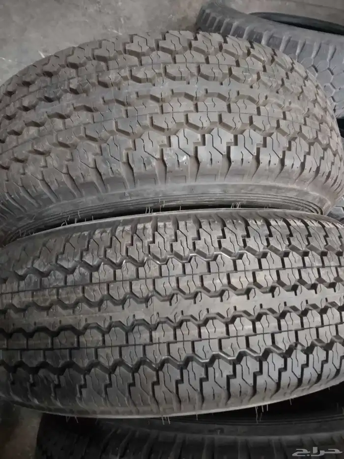 كفرات دنلوب مقاس 275علا70جنط 16مستخدم بزرعها 3