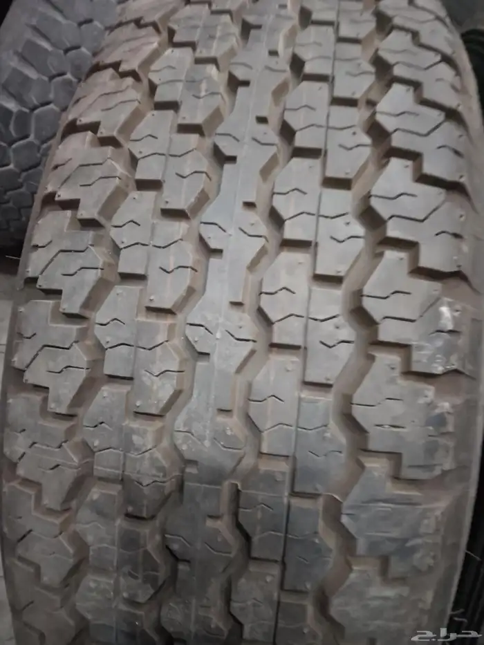 كفرات دنلوب مقاس 275علا70جنط 16مستخدم بزرعها 0