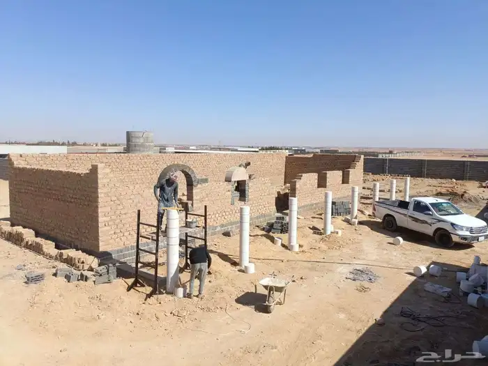 بناء وترميم بيوت الطين والحجر والاسقف خشب اثل وجريدلياسه طين 12