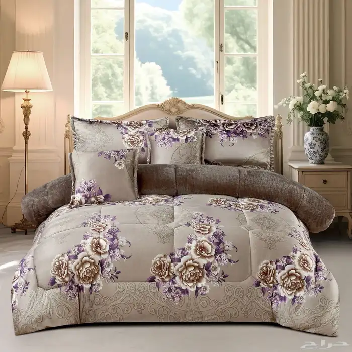 عرض مفارش صيفي وشتوي نفرين 100و135ريال  نفرونص 75ريال 7