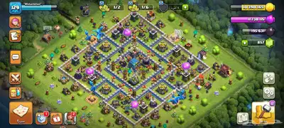 حساب كلاش اف كلانس فل 12 0